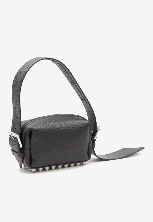 Alexander Wang Small Ricco Leather Shoulder Bag 20324K20L--001 Black