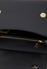 Dolce & Gabbana Large Sicily Leather Top Handle Bag BB6002-A1001-80999 Black