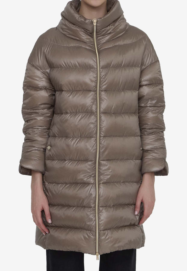 Herno Down Jacket in Tech Fabric PI1283DIC-12017Z-2600 Taupe