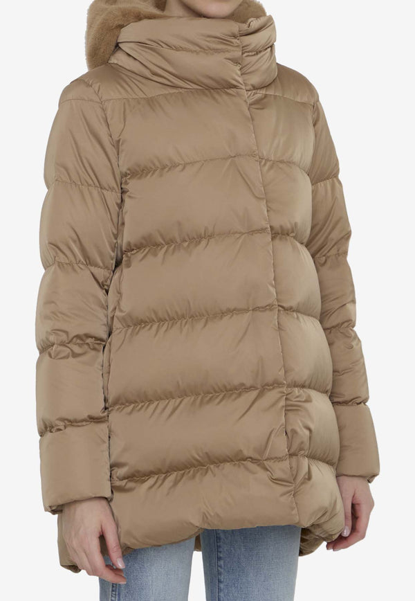 Herno Down Jacket in Tech Fabric PI001934D-12170Z-2157 Beige