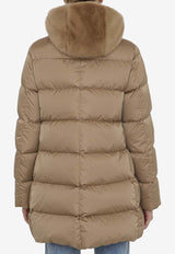 Herno Down Jacket in Tech Fabric PI001934D-12170Z-2157 Beige