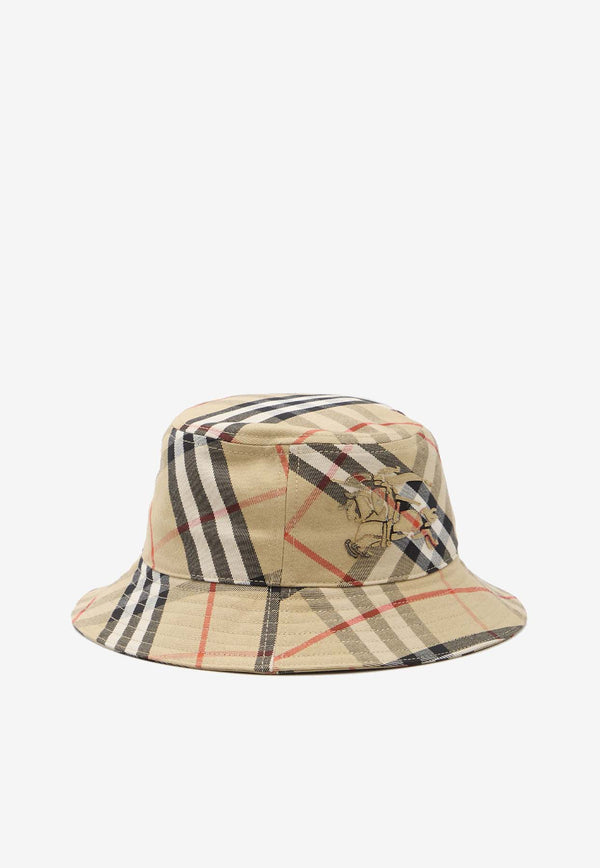 Burberry EKD Check Bucket Hat 8085726--A2021 Beige