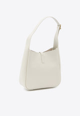 Saint Laurent Small Le 5 À 7 Shoulder Bag in Grained Leather White 713938-AAAUQ-9207