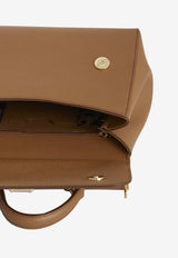 Dolce & Gabbana Large Sicily Top Handle Bag BB6002-A1001-8M417 Brown