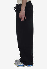 Balenciaga Logo Baggy Jeans 786643-TNW11-1672 Black