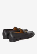 Gucci Jordan Horsebit Leather Loafers 404069-BLM00-1000 Black