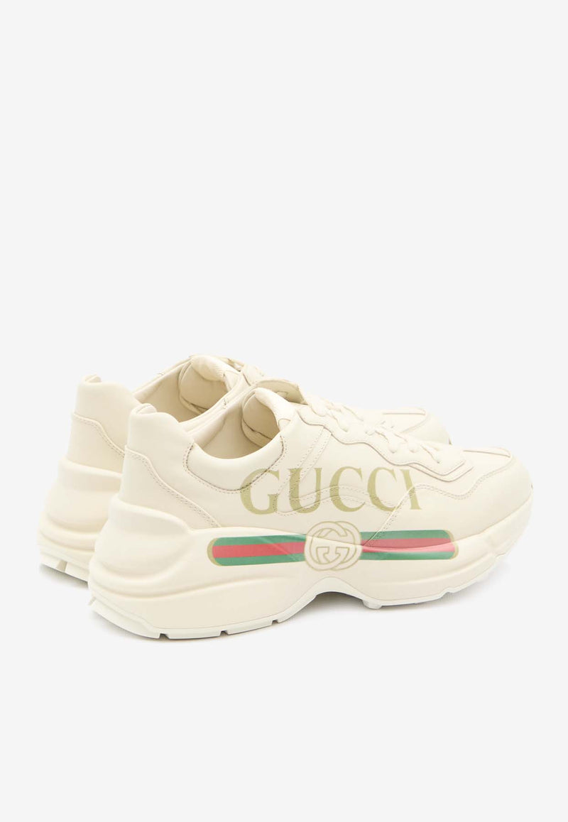 Gucci Rhyton Low-Top Sneakers 528892-DRW00-9522 Ivory