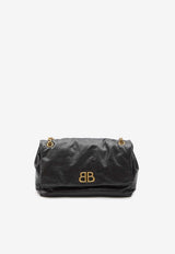 Balenciaga Medium Monaco Shoulder Bag 765945-2AAR8-1000 Black