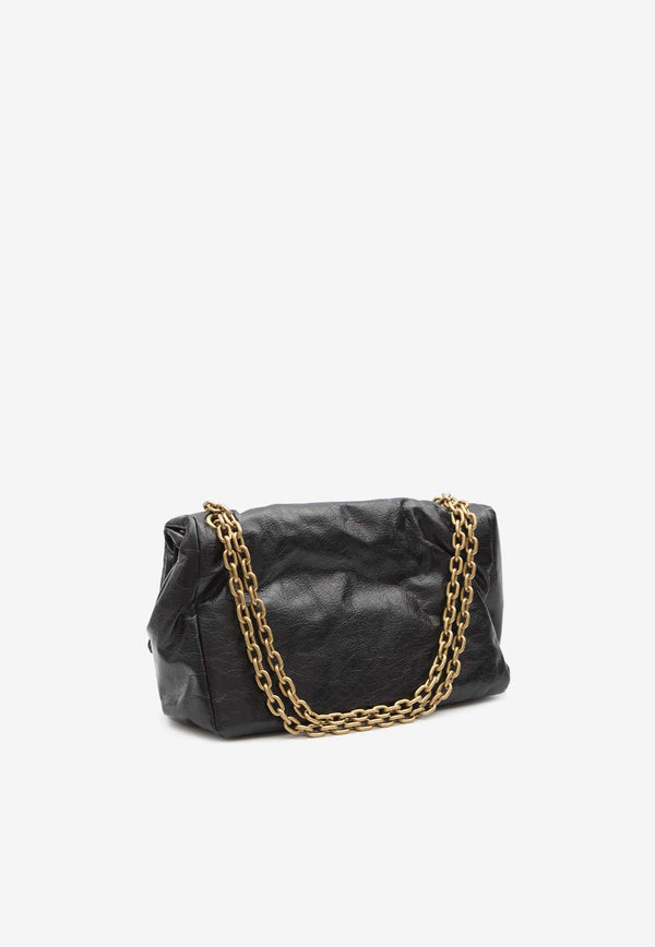 Balenciaga Medium Monaco Shoulder Bag 765945-2AAR8-1000 Black