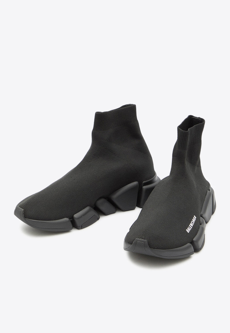 Balenciaga Speed 2.0 High-Top Sneakers Black 617239-W2DB1-1013