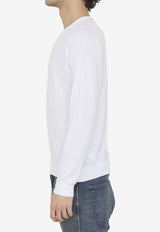 John Smedley Hatfield Crewneck Sweater White HATFIELD--WHITE