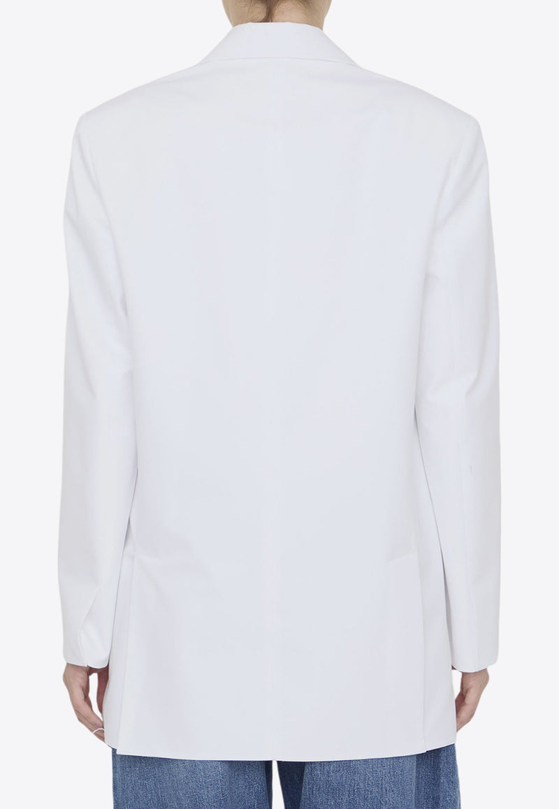 Valentino Classic Double-Breasted Blazer White 4B0CE3K3-5DN-001