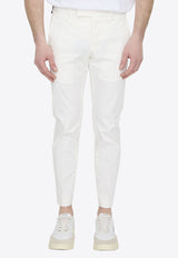 PT Torino Feather-Charm Slim Pants White COASX0Z00FWD-SD54-0010