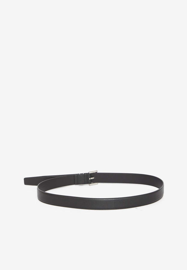 Loewe Curved Buckle Belt in Smooth Calfskin E619Z20X45--1206