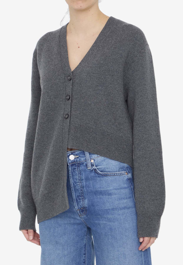 Loewe Buttoned Asymmetric Cardigan in Cashmere S359Y16K61--1210