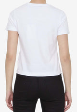 Burberry Knight Motif Boxy T-shirt White 8088215--B7647