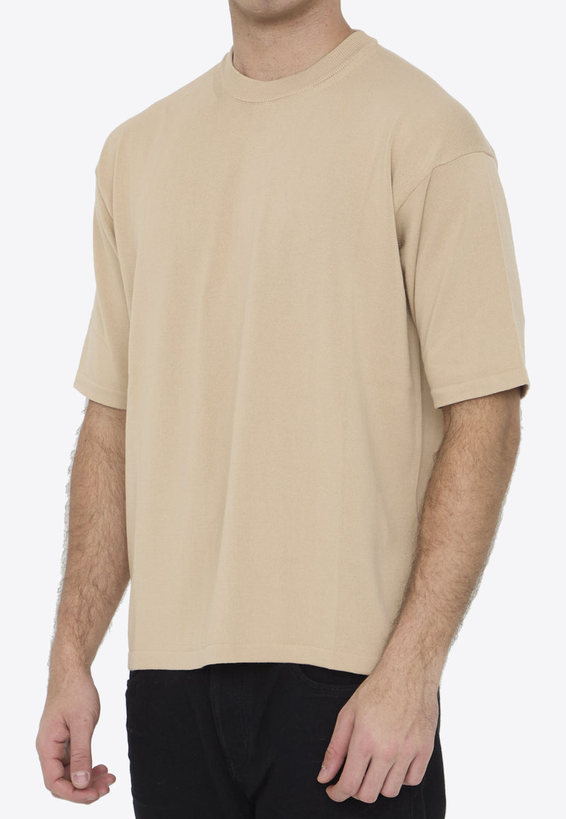 Roberto Collina Basic Crewneck T-shirt Beige RT11021-RT11-04