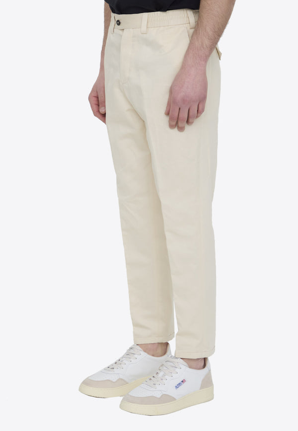 PT Torino Straight-Leg Linen Pants Cream CORTRBB30REW-BP65-0015