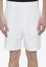 Valentino Signature V Bermuda Shorts White 4V0RDDV1-9UA-A03