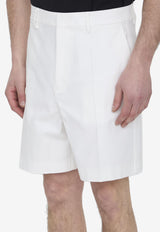 Valentino Signature V Bermuda Shorts White 4V0RDDV1-9UA-A03