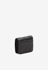 Balenciaga All-Over Logo Nappa Leather Wallet Black 594216-2AAXQ-1000