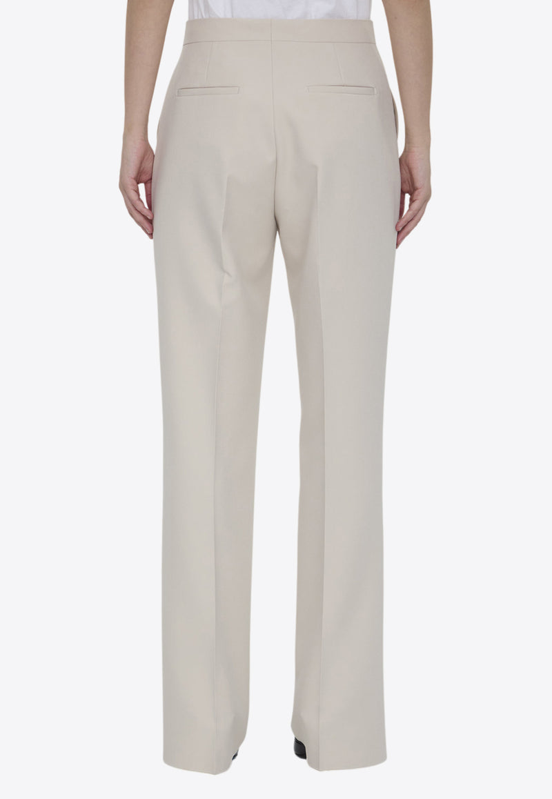 Tagliatore Adima Straight-Leg Tailored Pants Beige P-ADIMA-M50003-A1178