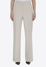 Tagliatore Adima Straight-Leg Tailored Pants Beige P-ADIMA-M50003-A1178