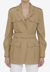 Max Mara Pacos Belted Field Jacket Beige 2411021033-600-004