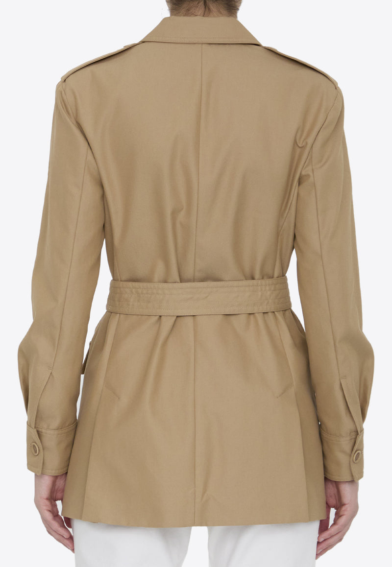 Max Mara Pacos Belted Field Jacket Beige 2411021033-600-004