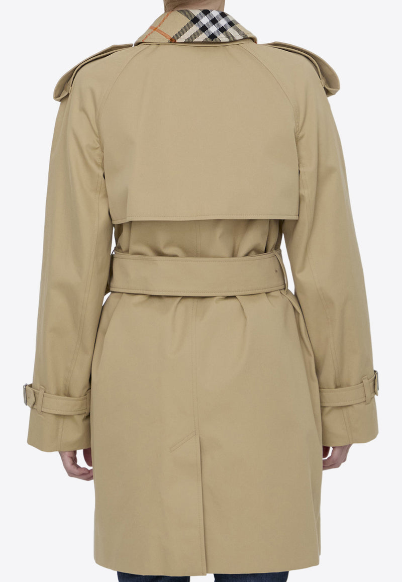 Burberry Double-Breasted Belted Trench Coat Beige 8094940--B8626