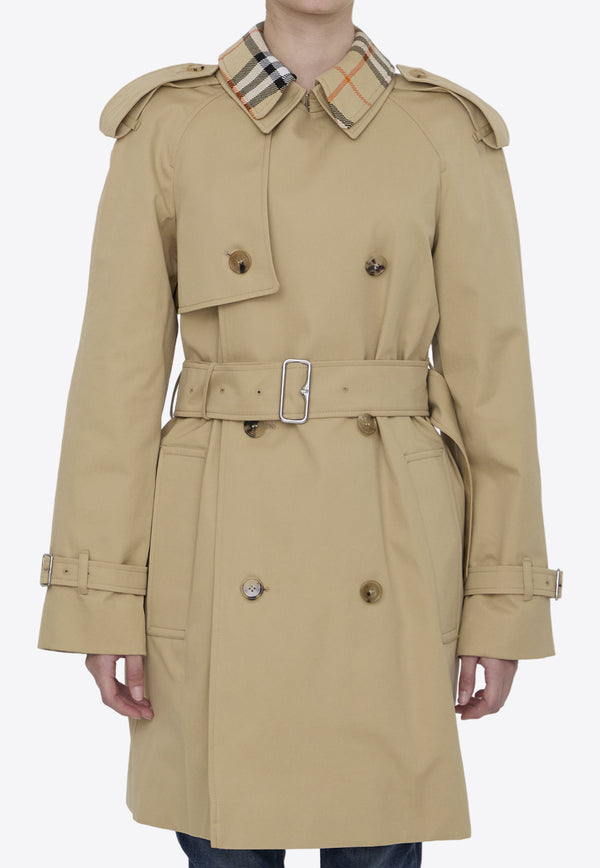 Burberry Double-Breasted Belted Trench Coat Beige 8094940--B8626