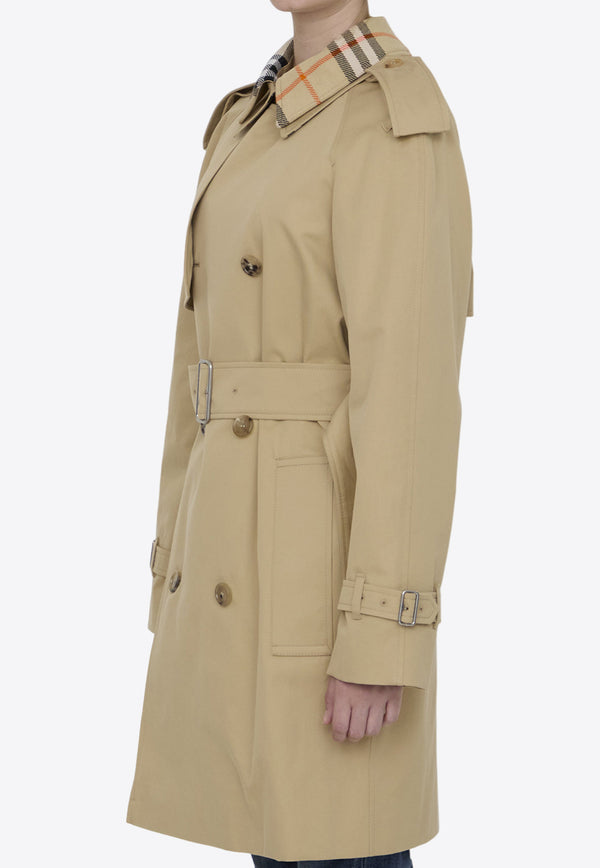 Burberry Double-Breasted Belted Trench Coat Beige 8094940--B8626