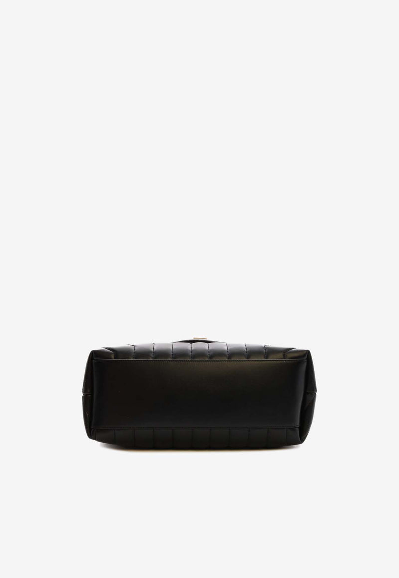 Saint Laurent Medium Loulou Quilted Leather Shoulder Bag Black 574946-DV727-1000
