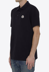 Moncler Logo Patch Polo T-shirt Blue 8A00009-84556-77X