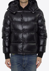 Moncler Maljasset Hooded Zip-Up Padded Jacket Black 1A00006-5963V-999