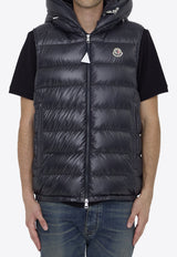 Moncler Barant Zip-Up Down Jacket Blue 1A00062-597EX-779