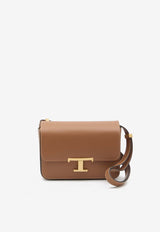 Tod's Mini T Timeless Leather Crossbody Bag Brown XBWTTTC0100-ROR-S410