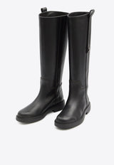 Tod's T Timeless Leather Knee-High Boots Black XXW20L0IM30-T0N-B999