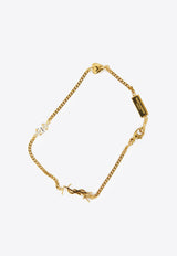 Saint Laurent Cassandre Cable-Chain Bracelet Gold 701950-Y1526-9137