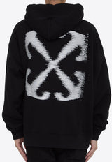 Off-White Windy Arrow Hooded Sweatshirt Black OMBB085F24-FLE009-1001