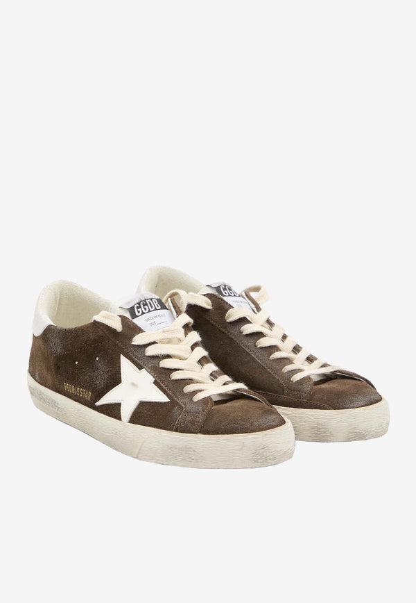 Golden Goose DB Super-Star Suede Low-Top Sneakers Brown GMF00101-F006151-55377