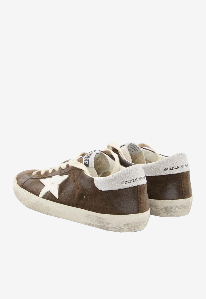 Golden Goose DB Super-Star Suede Low-Top Sneakers Brown GMF00101-F006151-55377