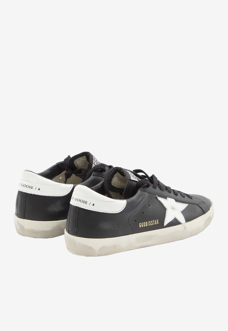 Golden Goose DB Super-Star Leather Low-Top Sneakers Black GMF00101-F000321-80203