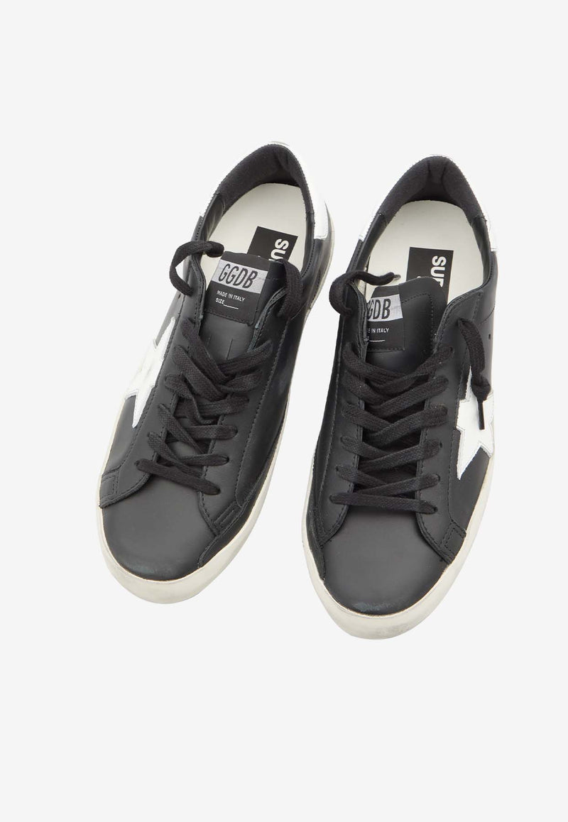 Golden Goose DB Super-Star Leather Low-Top Sneakers Black GMF00101-F000321-80203