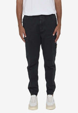 Stone Island Tapered-Leg Cargo Pants Black 8115313L1--A0129