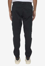 Stone Island Tapered-Leg Cargo Pants Black 8115313L1--A0129