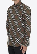 Burberry Signature Check Long-Sleeved Shirt Brown 8095336--C1205