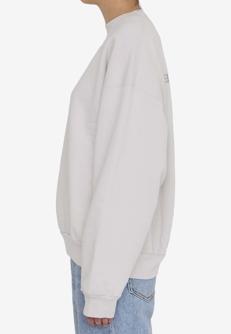 Balenciaga Activewear Logo Print Sweatshirt White 697869-TQVT8-9016