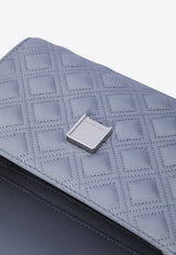 Tory Burch Small Fleming Convertible Crossbody Bag Gray 158435--400