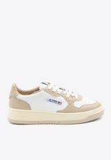 Autry Medalist Leather Low-Top Sneakers White AULW-WB-51